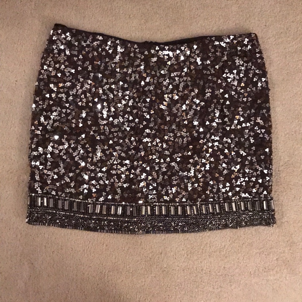 SEQUIN MINI SKIRT